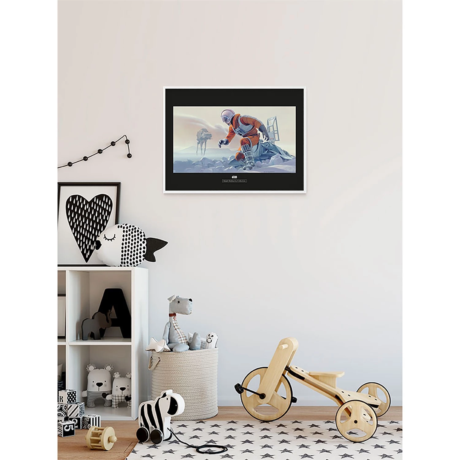 Komar Tableau déco Star Wars Hoth Battle Pilot - Multicolore - Papier - 70 x 50 cm – Image 3