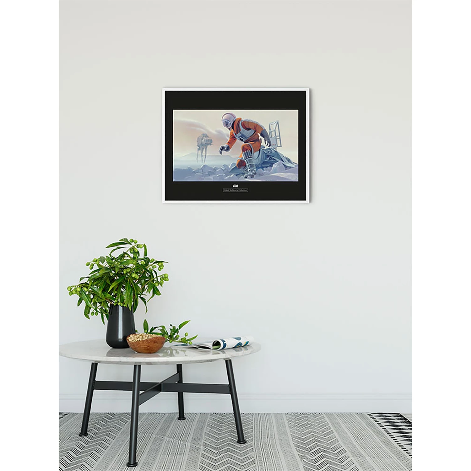 Komar Tableau déco Star Wars Hoth Battle Pilot - Multicolore - Papier - 70 x 50 cm – Image 4