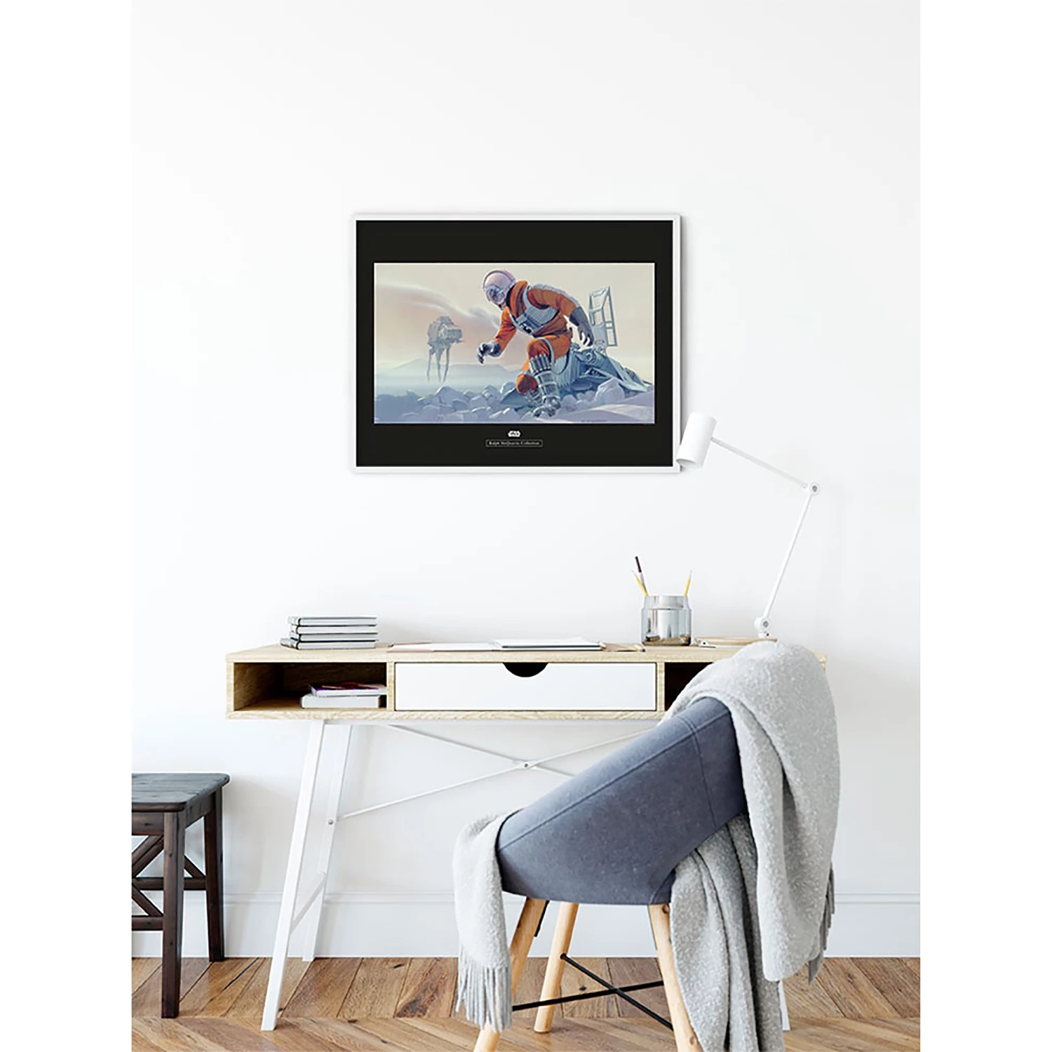 Komar Tableau déco Star Wars Hoth Battle Pilot - Multicolore - Papier - 70 x 50 cm – Image 5