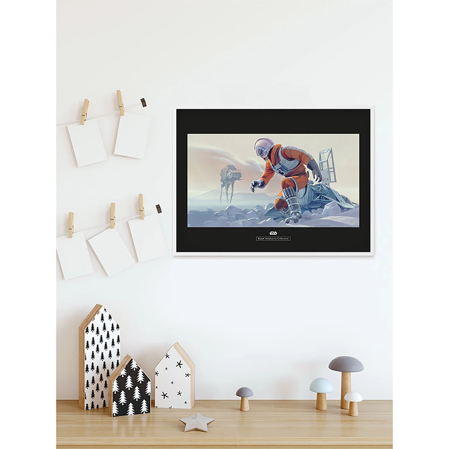 Komar Tableau déco Star Wars Hoth Battle Pilot - Multicolore - Papier - 70 x 50 cm – Image 7