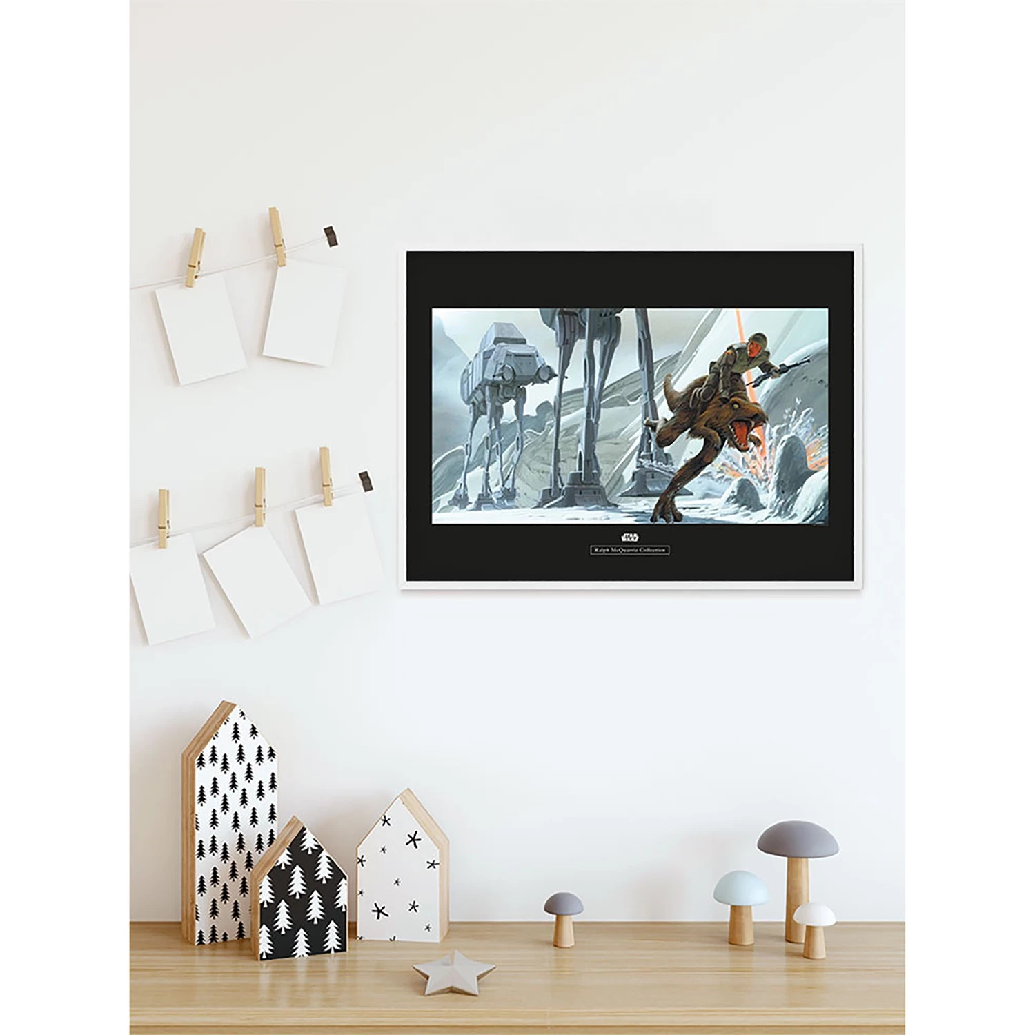 Komar Tableau déco Star Wars Hoth Battle - Multicolore - Papier - 70 x 50 cm – Image 4