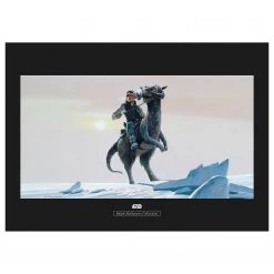 Komar Tableau déco Star Wars Hoth Tauntaun - Multicolore - Papier - 70 x 50 cm
