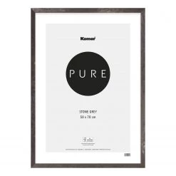 Komar Cadre photo Holz Stone - Papier / Bois massif - 50 x 70 cm - Gris