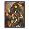 Bilderwelten Tableau Paul Klee, Pleine lune - Papier / Pin - Marron - 70 x 100 cm