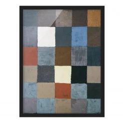Bilderwelten Tableau Paul Klee, Tableau coloré - Papier / Pin - Marron - 50 x 70 cm