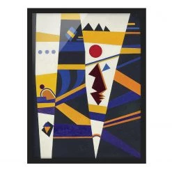 Bilderwelten Tableau Vassily Kandinsky, Binding - Papier / Pin - Multicolore - 70 x 100 cm
