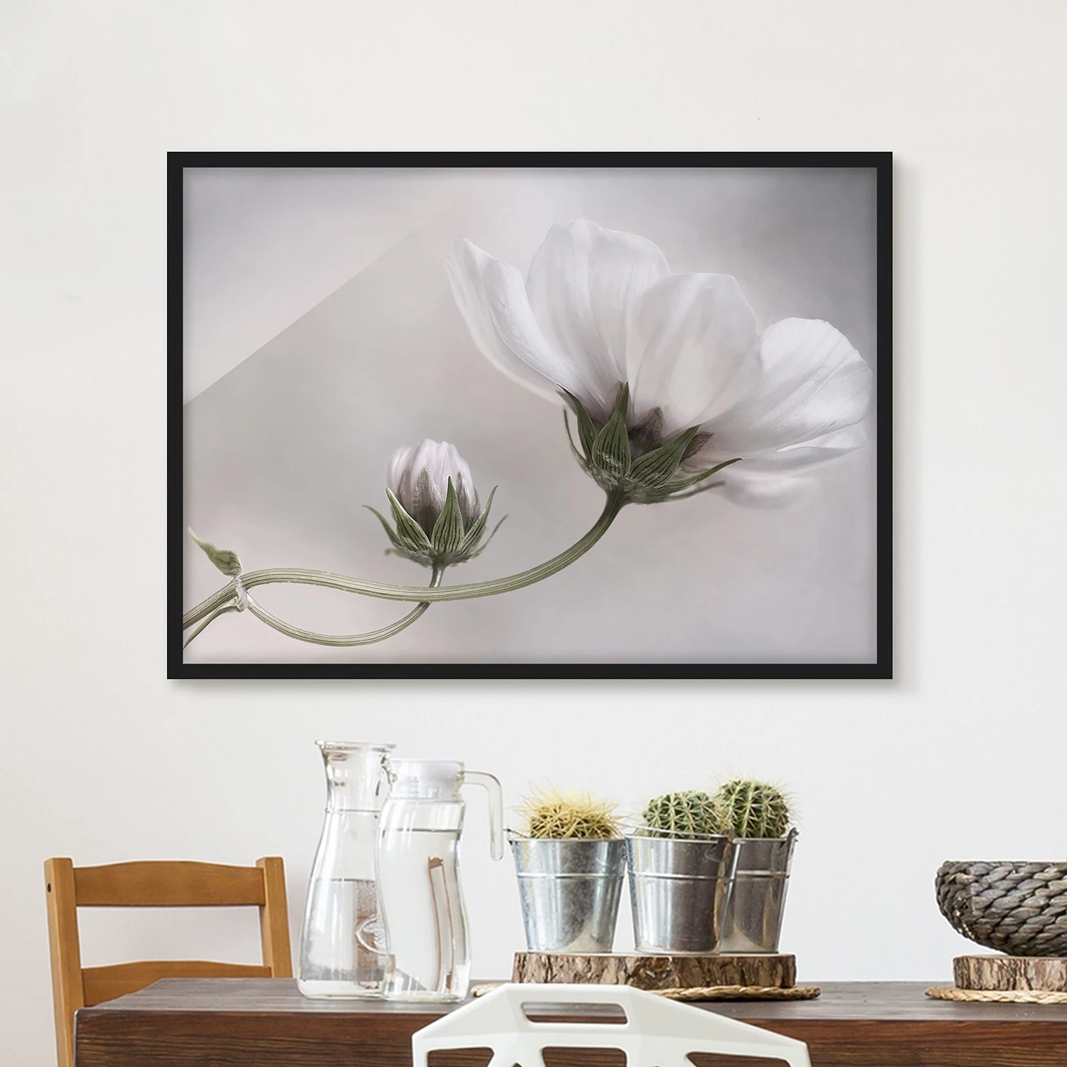 Bilderwelten Tableau déco Simply Cosmos V - Papier / Pin - Beige – Image 2