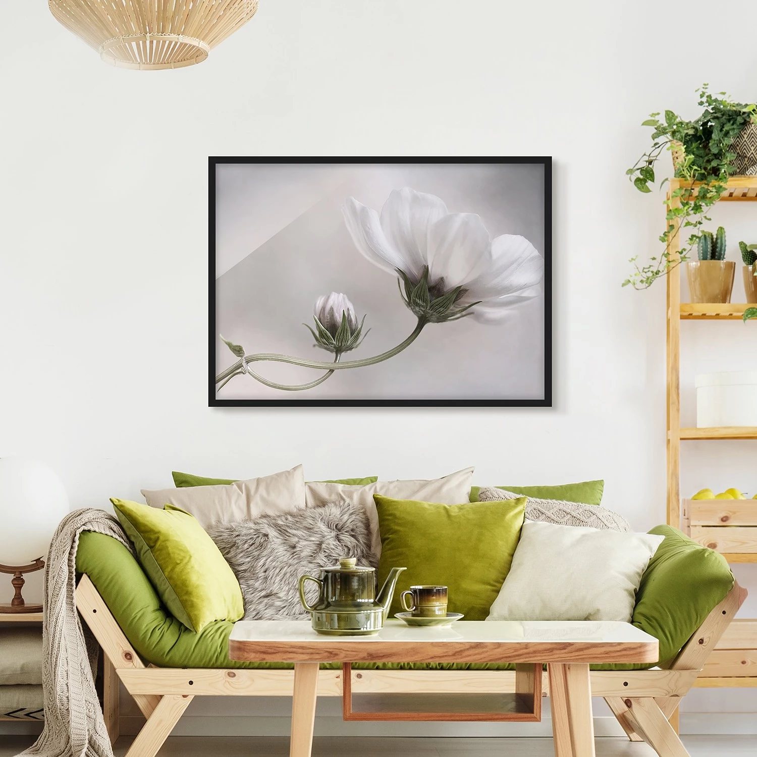 Bilderwelten Tableau déco Simply Cosmos V - Papier / Pin - Beige – Image 3