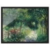 Bilderwelten Tableau Renoir, Femmes dans un jardin I - Papier / Pin - Vert