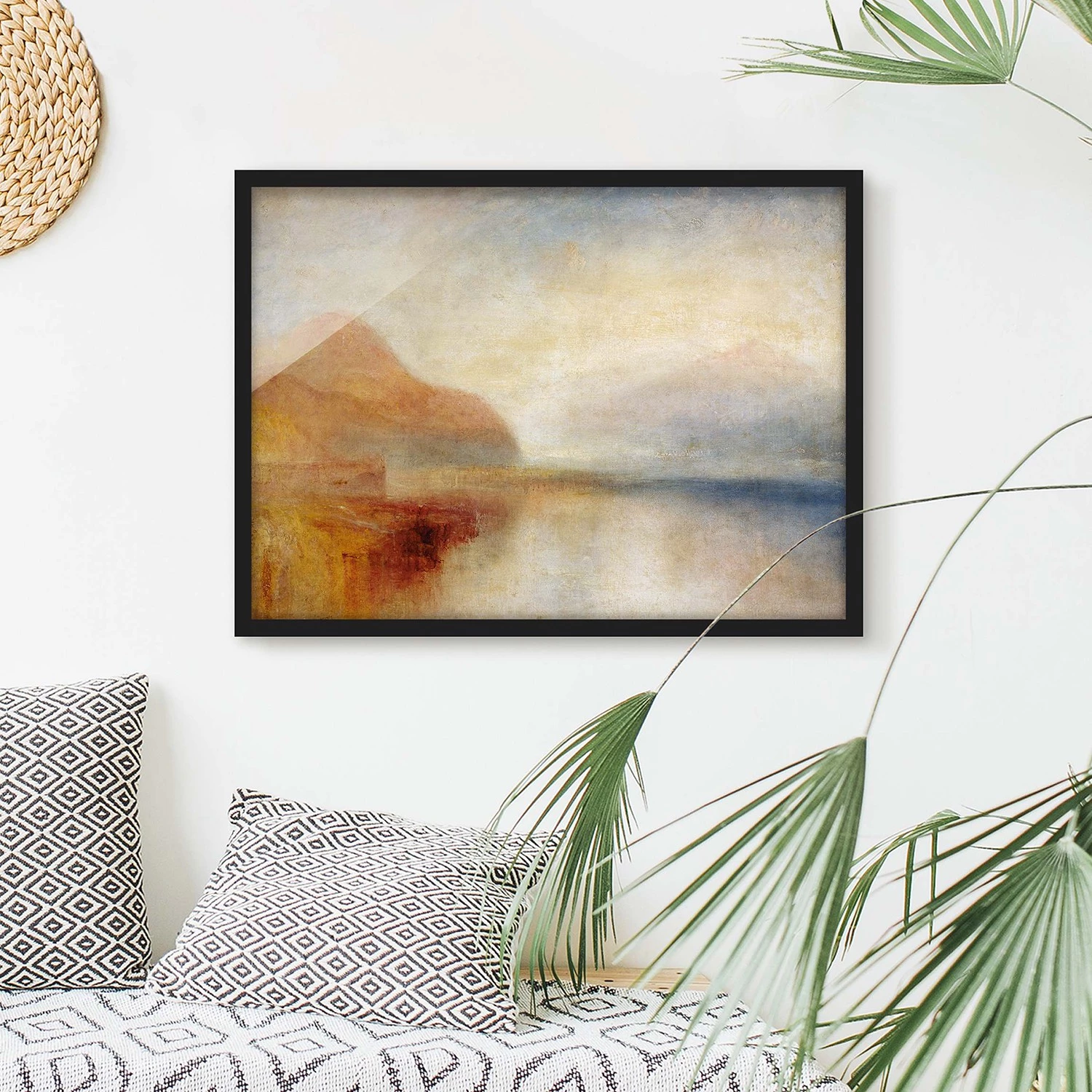 Bilderwelten Tableau William Tuner Monte Rosa I - Papier / Pin - Multicolore – Image 2