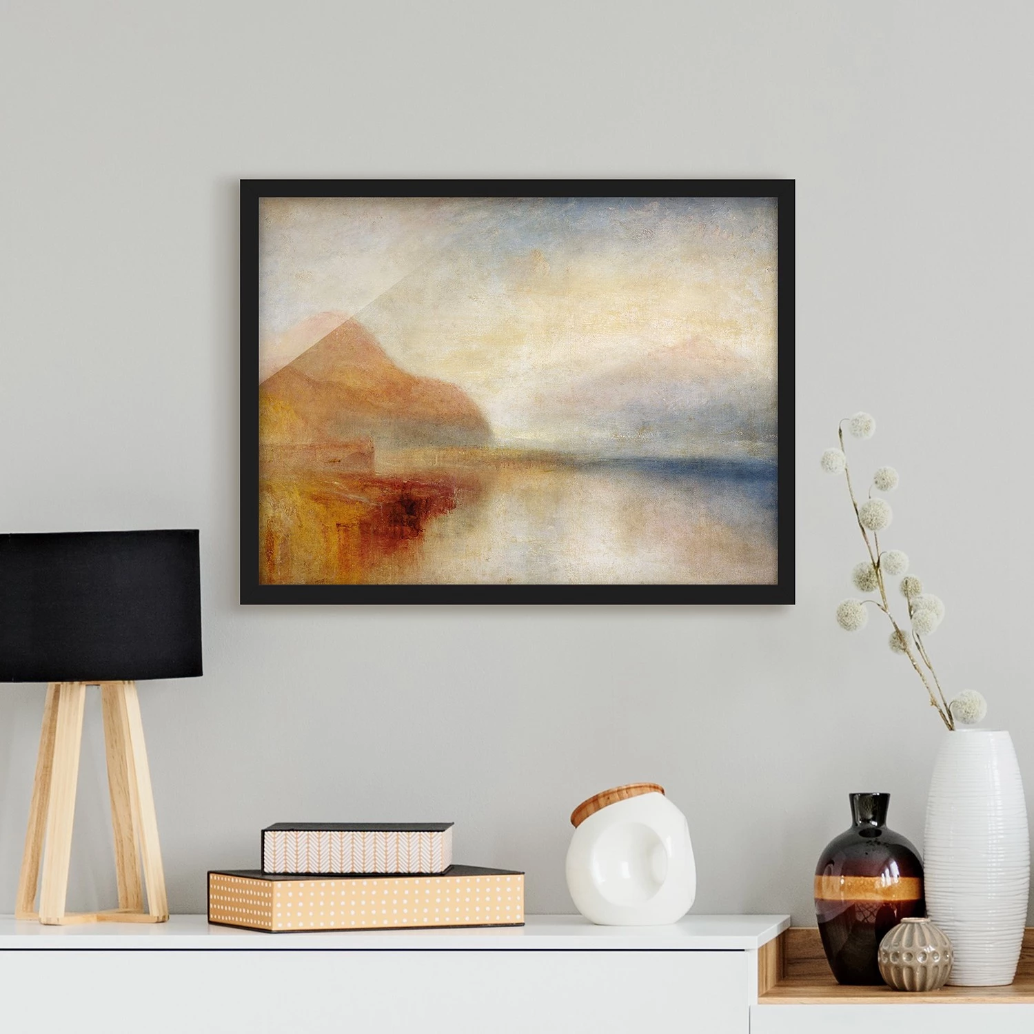 Bilderwelten Tableau William Tuner Monte Rosa I - Papier / Pin - Multicolore – Image 3