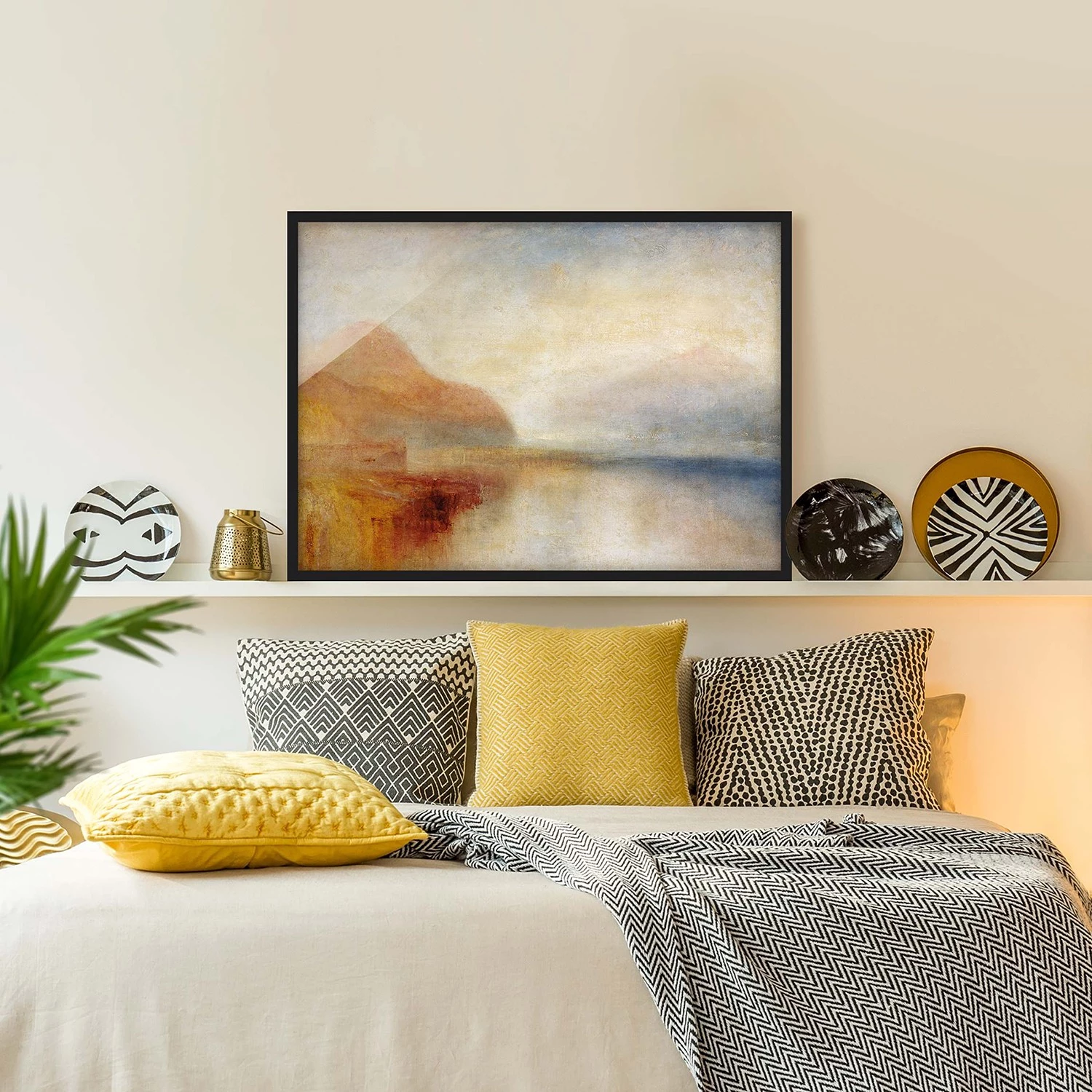 Bilderwelten Tableau William Tuner Monte Rosa I - Papier / Pin - Multicolore – Image 4