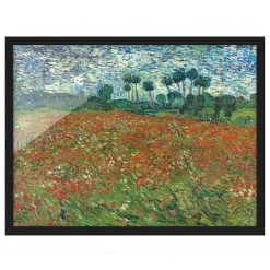 Bilderwelten Tableau van Gogh, Coquelicots I - Papier / Pin - Rouge