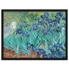 Bilderwelten Tableau van Gogh, Iris I - Papier / Pin - Bleu