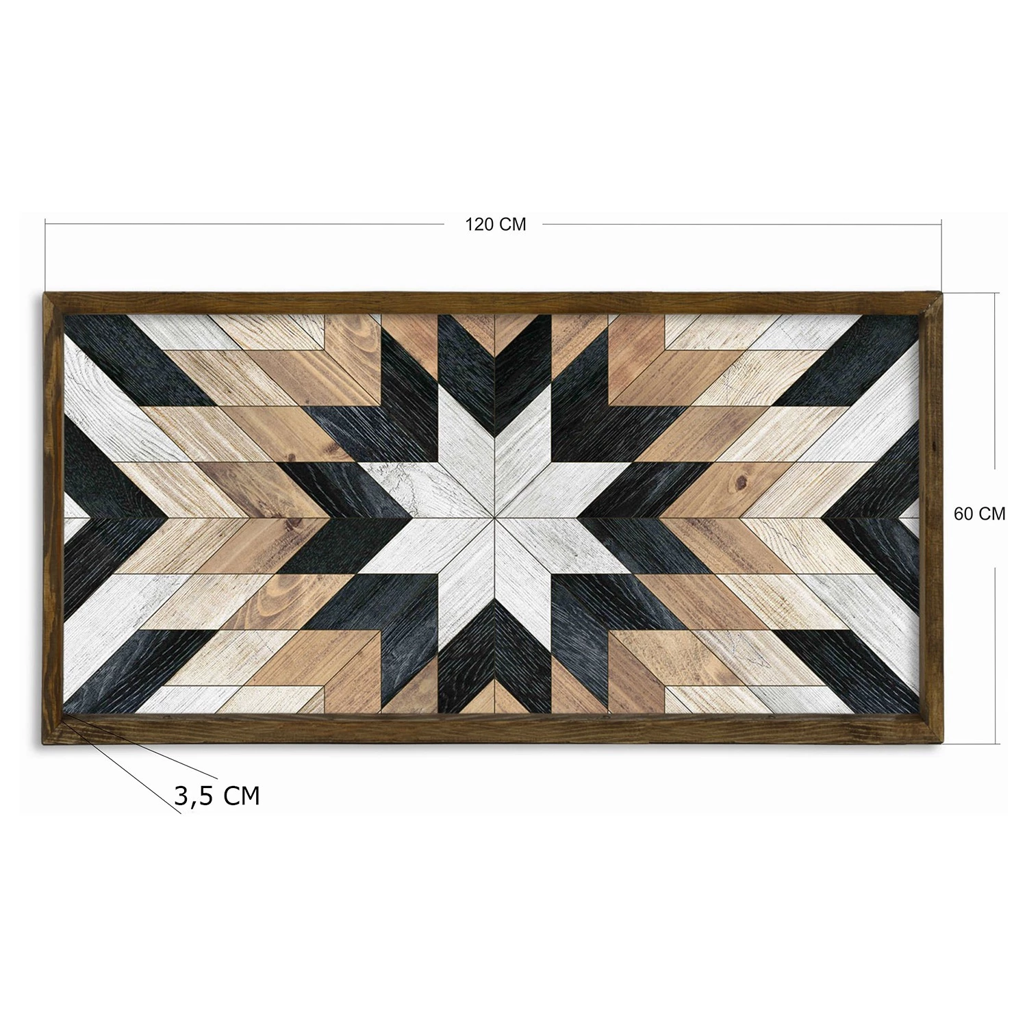 Twentyfour Cadres photo Lorainne - MDF / Pin - Imitation bois - 120 x 60 cm â Image 3