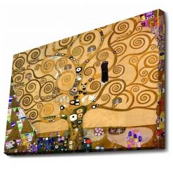 Wallity Impression sur toile Huaraz - Cuir / Panneau composite en bois - Multicolore - 70 x 100 cm
