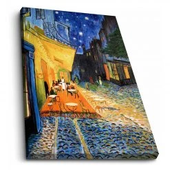 Wallity Impression sur toile Husum - Cuir / Panneau composite en bois - Multicolore - 70 x 100 cm