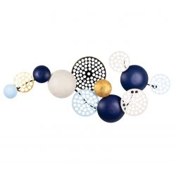 Wallity Tableau en métal Marsö - Aluminium - Multicolore - 95 x 40 cm