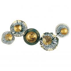 Wallity Tableau en métal Marti - Aluminium - Multicolore - 100 x 50 cm