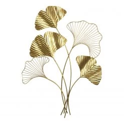 Twentyfour Décoration murale Minga - Fer - Cuivré - 60 x 79 x 3 cm