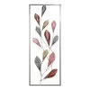 Twentyfour Décoration murale Rewal - Fer - Argenté / Rouge / Doré - 29 x 74 x 4,4 cm