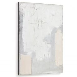 Twentyfour Impression sur toile Tayla I - Feuille de plante - Multicolore - 70 x 50 cm