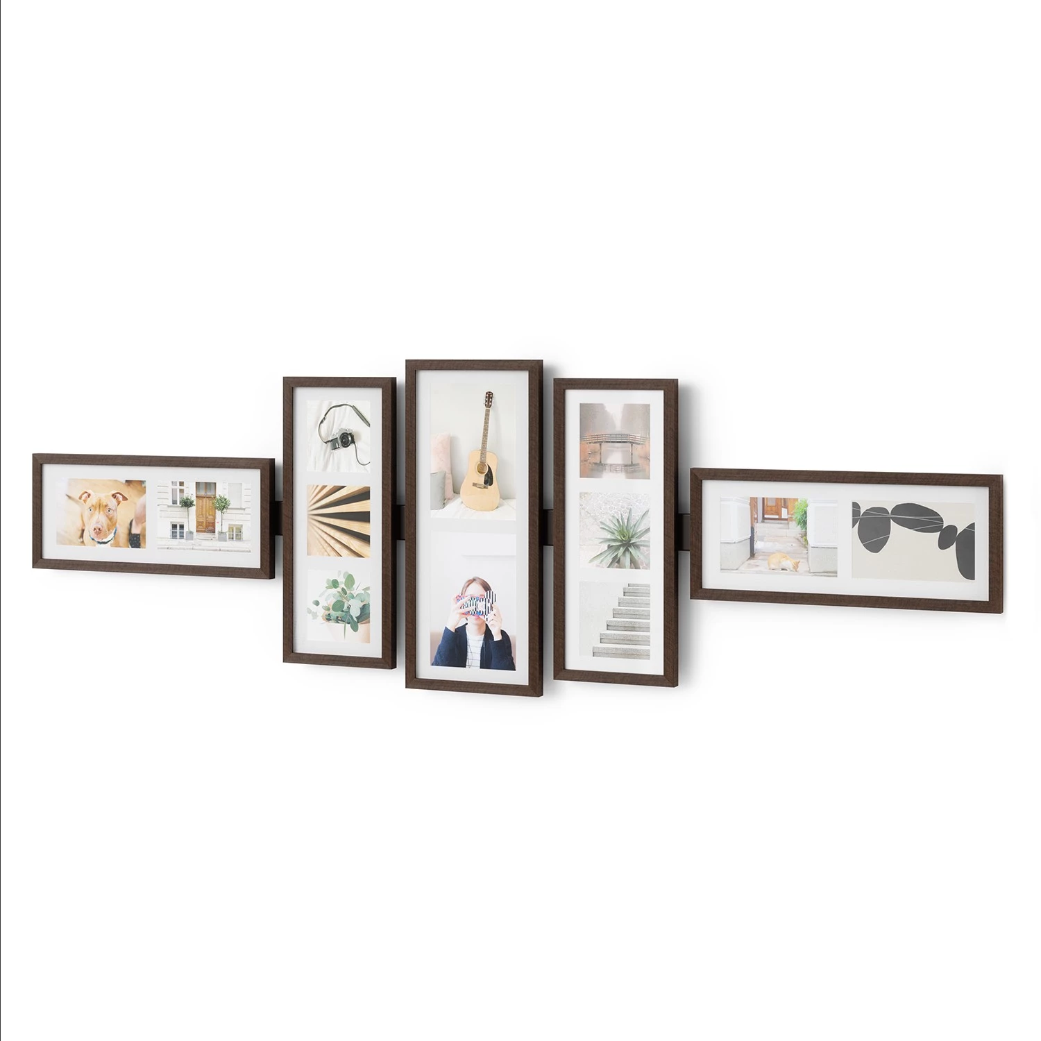 Umbra Cadres photos Shuffle - Matière plastique / Verre - Noir