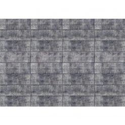 Artgeist Papier peint intissé Concrete Fortress - Papier peint en intissé premium - Gris - 100 x 70 cm