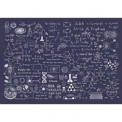 Artgeist Papier peint intissé Festival of Science - Intissé premium - Violet - 400 x 280 cm