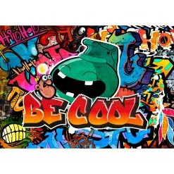 Artgeist Papier peint intissé Be Cool - Papier peint en intissé premium - Multicolore