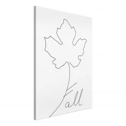 Artgeist Tableau déco Autumn Treasure - Toile - Noir / Blanc