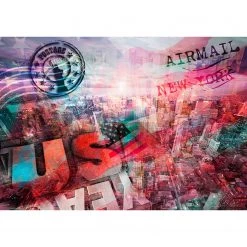 Artgeist Papier peint intissé NYC - Papier peint en intissé premium - Multicolore - 100 x 70 cm