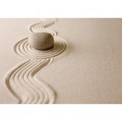 Artgeist Papier peint intissé Zen Balance - Papier peint en intissé premium - Beige