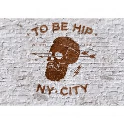 Artgeist Papier peint intissé To Be Hip - Papier peint en intissé premium - Marron - 100 x 70 cm