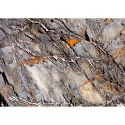 Artgeist Papier peint intissé Mountain Bastion - Papier peint en intissé premium - Beige - 100 x 70 cm