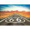 Artgeist Papier peint intissé Route 66 - Papier peint en intissé premium - Multicolore