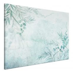 Artgeist Tableau déco Gentle Breeze of Leaves - Toile - Vert - 60 x 40 cm