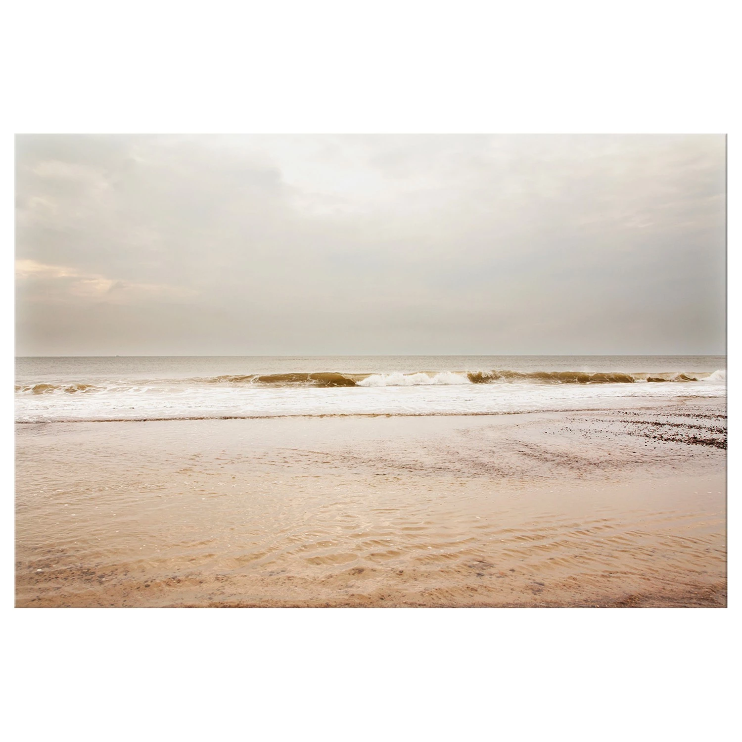 Artgeist Tableau déco Sea After - Toile - Gris - 90 x 60 cm – Image 3