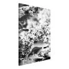 Artgeist Tableau déco Monochrome Lilac - Toile - Noir / Blanc