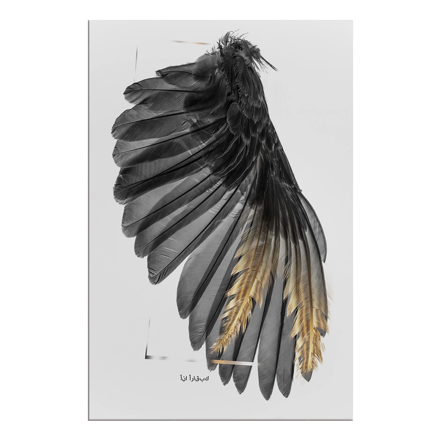 Artgeist Tableau déco Devils Wing - Toile - Multicolore – Image 3