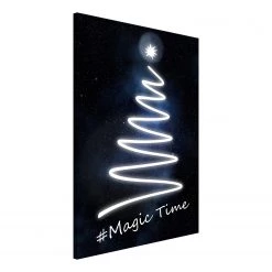 Artgeist Tableau déco Magic Time - Toile - Noir