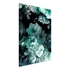 Artgeist Tableau déco Emerald Garden - Toile - Vert