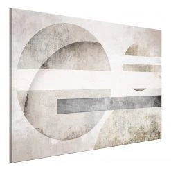 Artgeist Tableau déco Planets - Toile - Gris - 60 x 40 cm