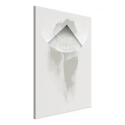 Artgeist Tableau déco The Beginning - Toile - Gris
