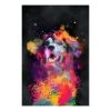 Artgeist Tableau déco Dogs Joy - Toile - Multicolore - 40 x 60 cm