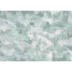 Artgeist Papier peint intissé Mint Impression - Papier peint en intissé premium - Menthe - Largeur : 450 cm
