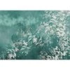 Artgeist Papier peint intissé Blue Garden - Papier peint en intissé premium - Turquoise - Largeur : 300 cm