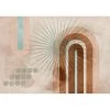 Artgeist Papier peint intissé Solar Arcs - Papier peint en intissé premium - Marron - Largeur : 200 cm