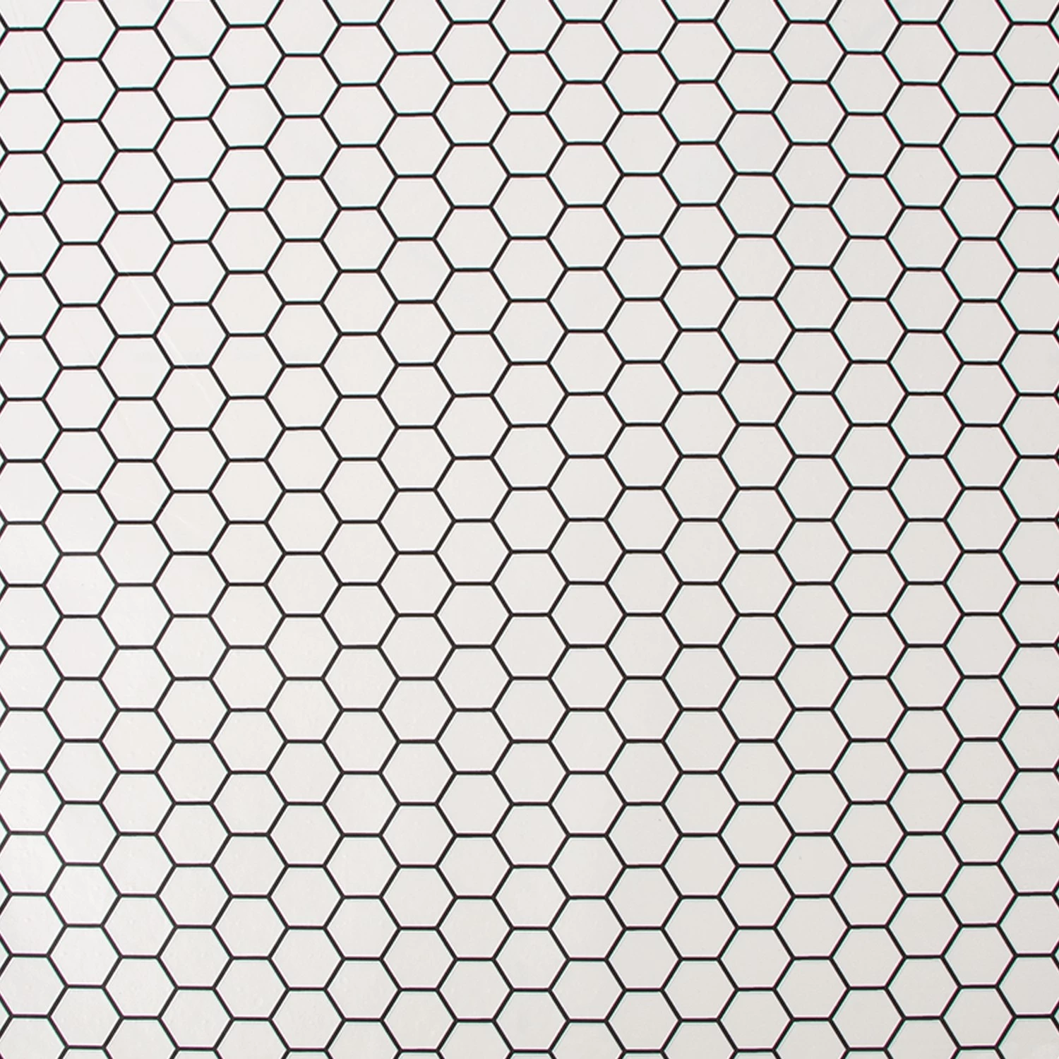 Contour Papier peint intissé Hexagon - Intissé - Blanc