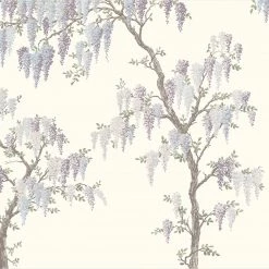 Laura Ashley Papier peint Wisteria Garden - Intissé - Multicolore